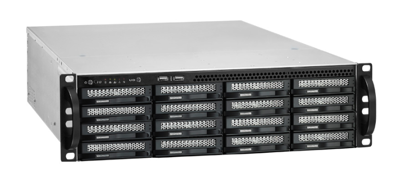 Serveur de stockage en réseau 16 baies de classe entreprise U16-722-2224 livré avec TRK-U34