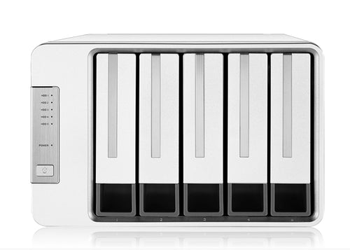 TERRAMASTER D5-310 HDDエンクロージャ 5ベイ ハードウェアRAID RAID 5、0、1、10、シングルをサポート USB 3.1 Type C ダイレクトアタッチドストレージ バックアップソフトウェア付属 (ディスクレス)