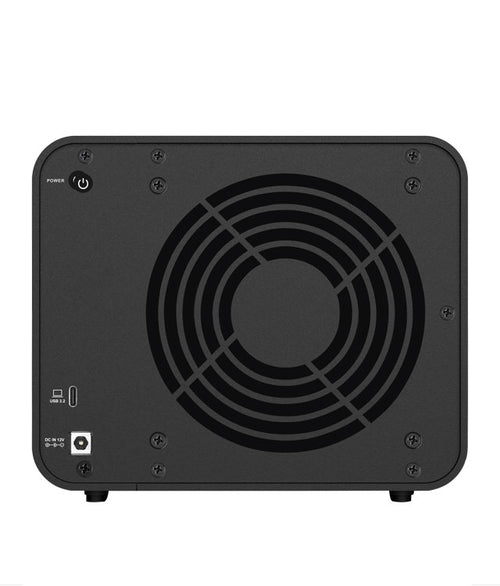 TERRAMASTER D4-320 外付けハードドライブエンクロージャ - 4ベイ USB 3.2 Gen2 10Gbps Type-C USBストレージ ホットスワップ対応 プラグアンドプレイ (ディスクレス)
