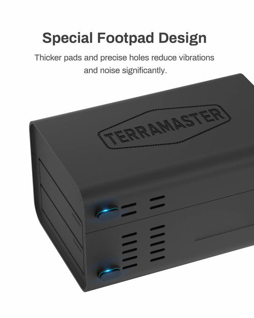 TERRAMASTER D2-320 USB RAIDエンクロージャ – USB 3.2 Gen 2 10Gbps Type C 2ベイRAIDストレージ RAID 0、1、シングル、JBOD(ディスクレス)をサポート