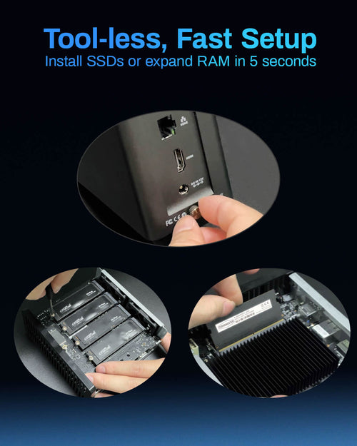 F4 SSD 4-Bay All-Flash NAS-Speicher