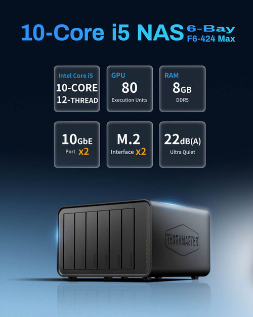 F6-424 Max 6-Bay NAS