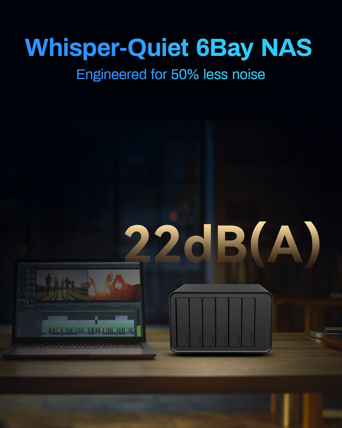 F6-424 Max 6Bay Dual 10GbE Porte NAS Storage