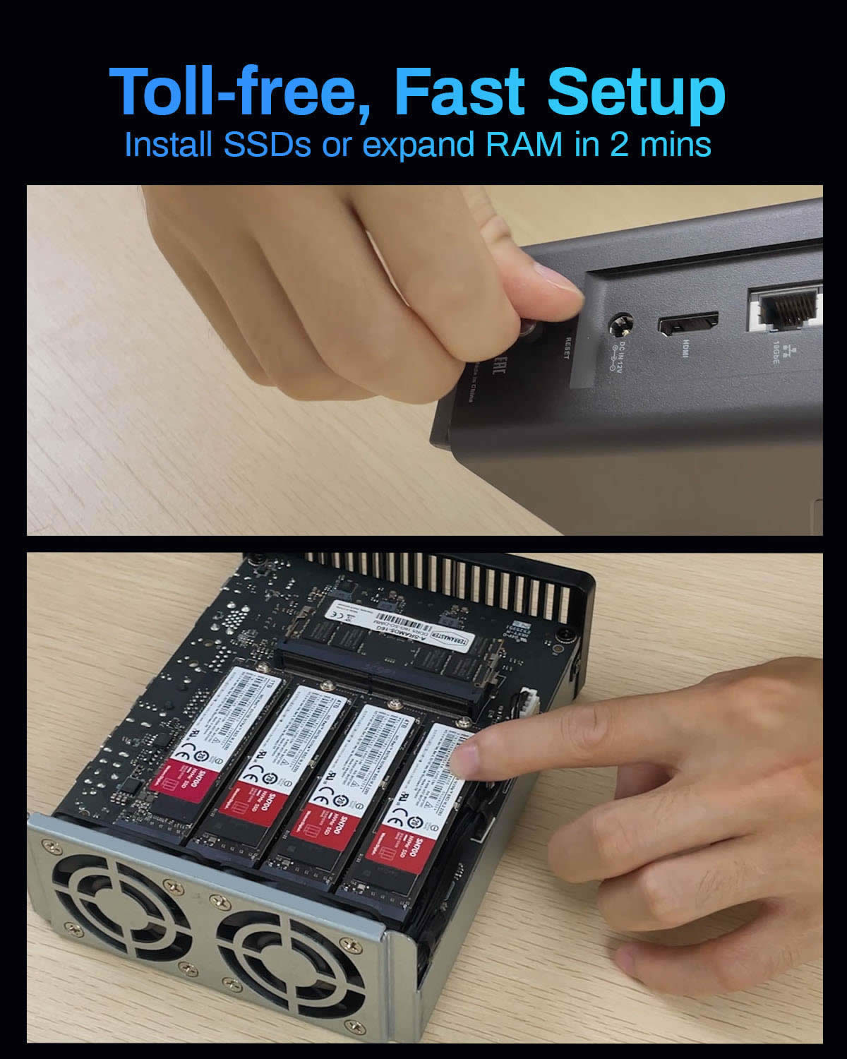F8 SSD 8-Bay NAS