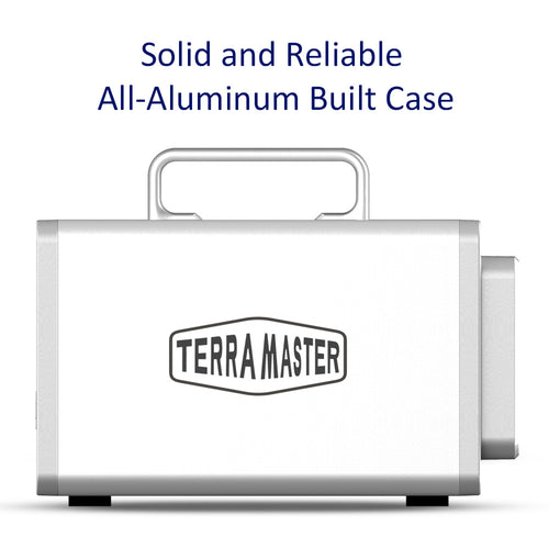 TERRAMASTER TD2 Thunderbolt 3 プロフェッショナルグレード 2ベイ外付けハードドライブエンクロージャ RAID 0/RAID1/JBOD ハードディスク RAID ストレージ (ディスクレス)