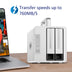 TERRAMASTER TD2 Thunderbolt 3 プロフェッショナルグレード 2ベイ外付けハードドライブエンクロージャ RAID 0/RAID1/JBOD ハードディスク RAID ストレージ (ディスクレス)