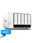 TERRAMASTER D5-300 USB3.1 (Gen1) Type C 5-Bay External Hard Drive Enclosure Support RAID 0, RAID 1, RAID 5, RAID 10, Clone, JBOD, Single Disk Hard Disk RAID Storage (Diskless).