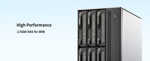 Almacenamiento NAS T9-423 de 9 bahías y 2,5 GbE
