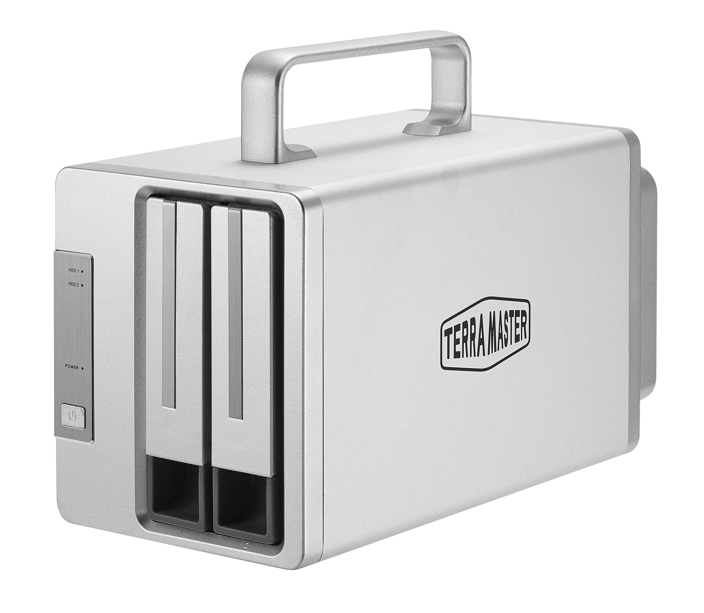 TERRAMASTER TD2 Thunderbolt 3 プロフェッショナルグレード 2ベイ外付けハードドライブエンクロージャ RAID 0/RAID1/JBOD ハードディスク RAID ストレージ (ディスクレス)