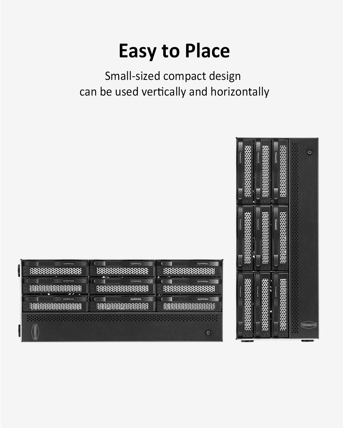 Almacenamiento NAS T9-423 de 9 bahías y 2,5 GbE