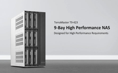 Almacenamiento NAS T9-423 de 9 bahías y 2,5 GbE