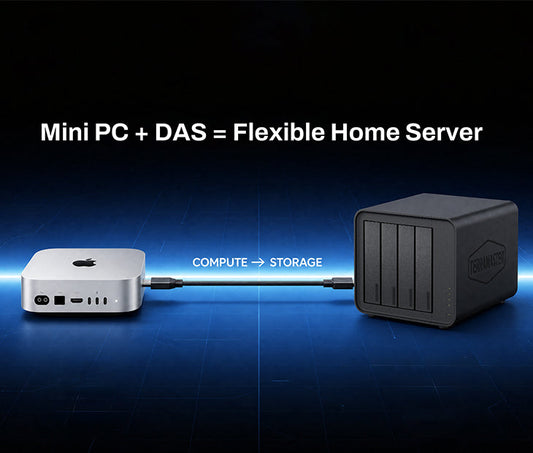 How to Build a Home Server with Mini PC + TerraMaster DAS