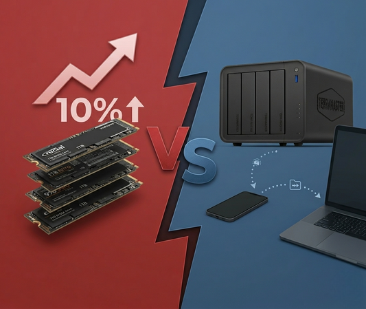 NAS vs. SSD: With 1TB SSD Prices Surging to $360, Which Should You Choose?