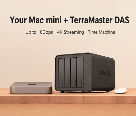 Mac mini + TerraMaster DAS: How to Build a 100TB Personal Cloud and Media Library