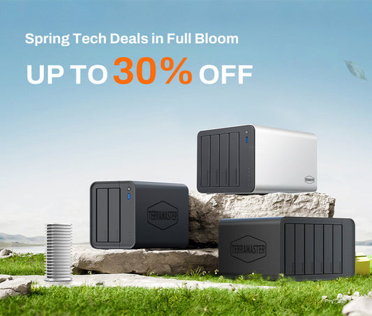 TerraMaster Spring Sale: Up to 30% Off NAS & DAS Storage — Discount Also Available on the New Flagship Model !