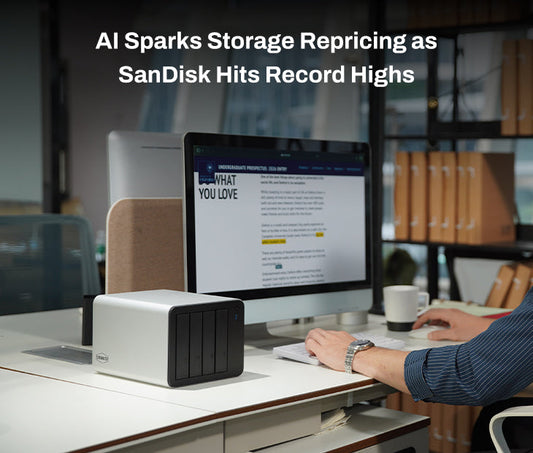 AI Ignites a Storage Surge! SanDisk Hits Record Highs, NAS & Local Storage Become Essential | TerraMaster Solutions