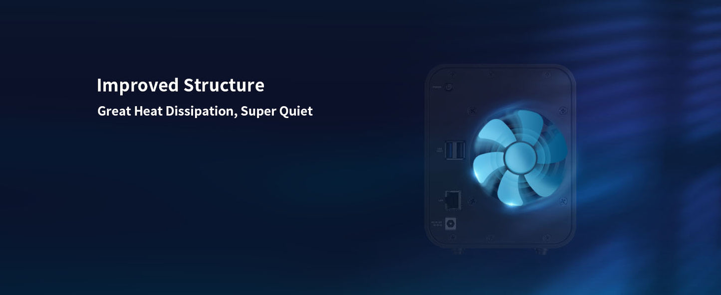 TERRAMASTER F2-212 Stockage en réseau à 2 baies