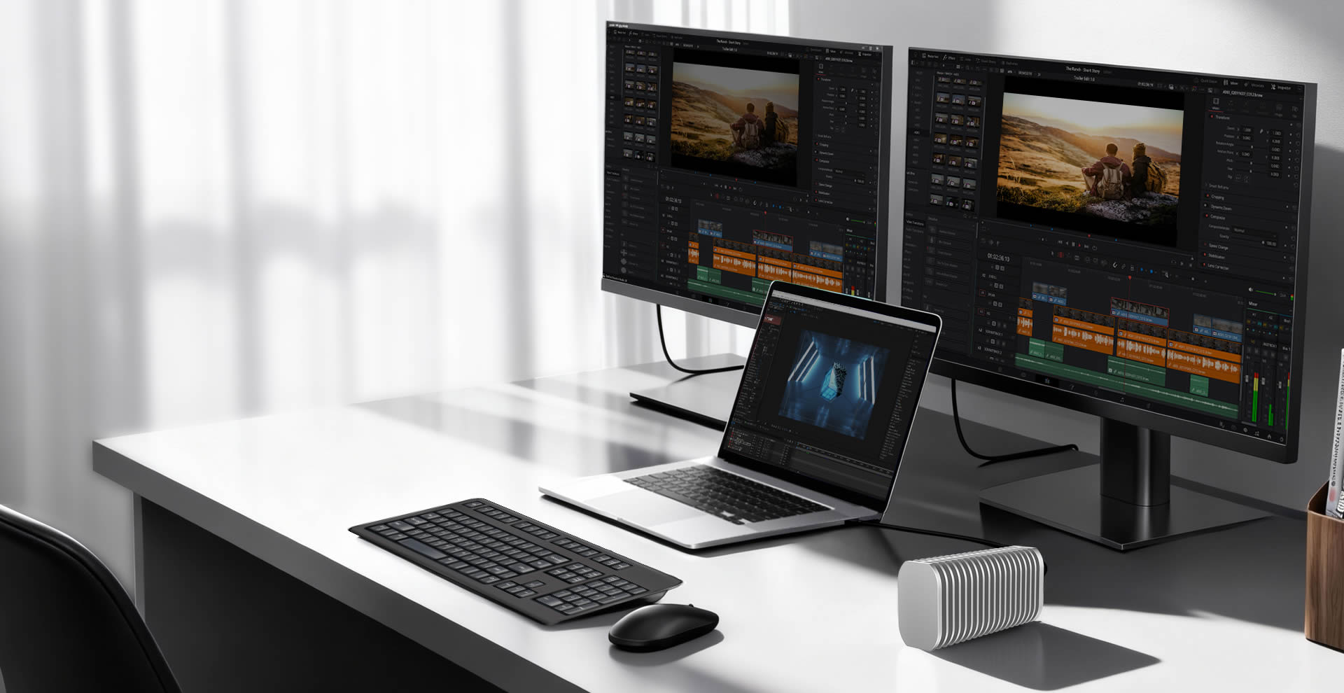 Box SSD NVMe Terramaster D1 Pro 80 Gbps, Lettura 7061 MB/s, Alluminio Passivo, Senza Ventola