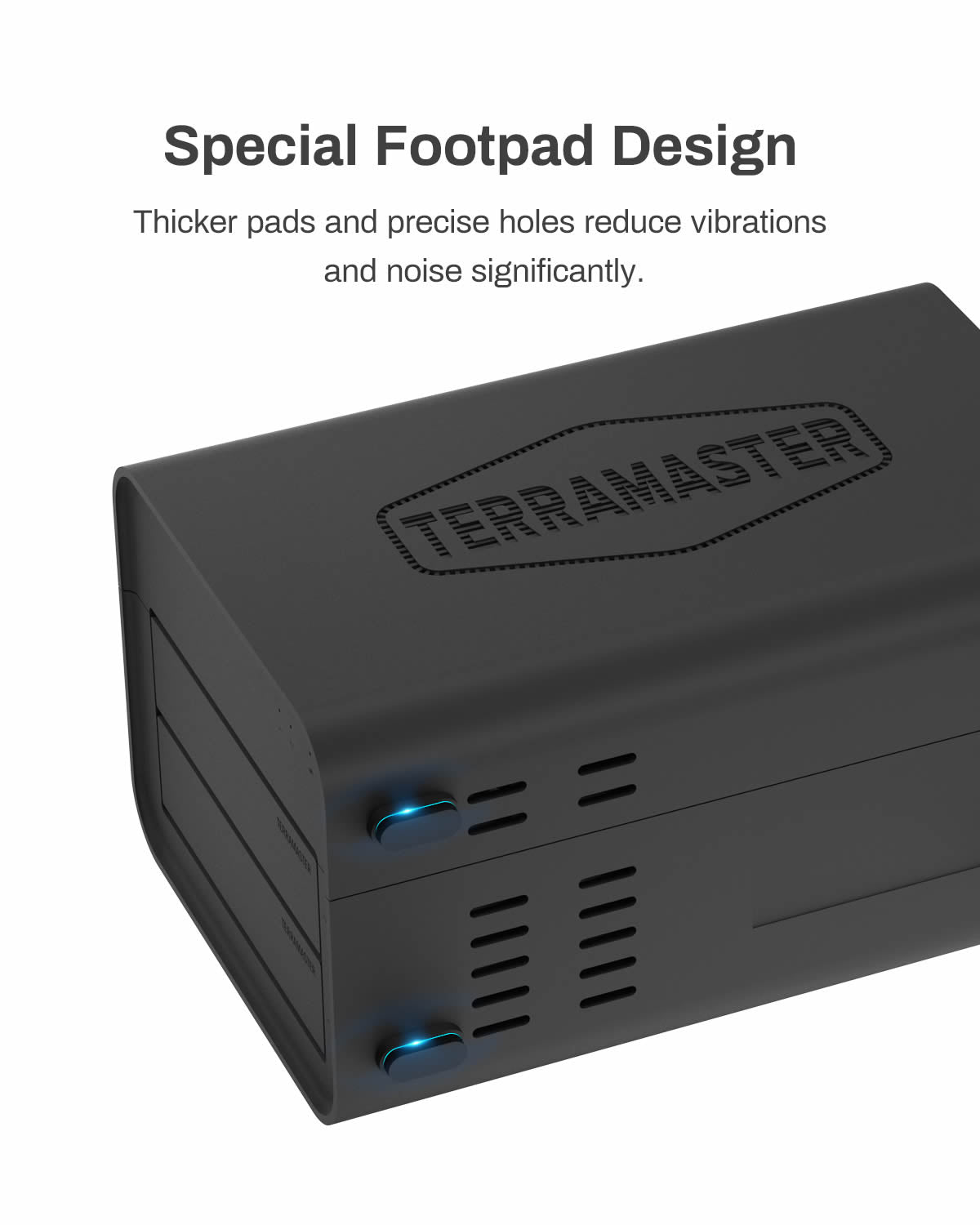 TERRAMASTER D2-320 USB RAID Enclosure, 10Gbps RAID Storage