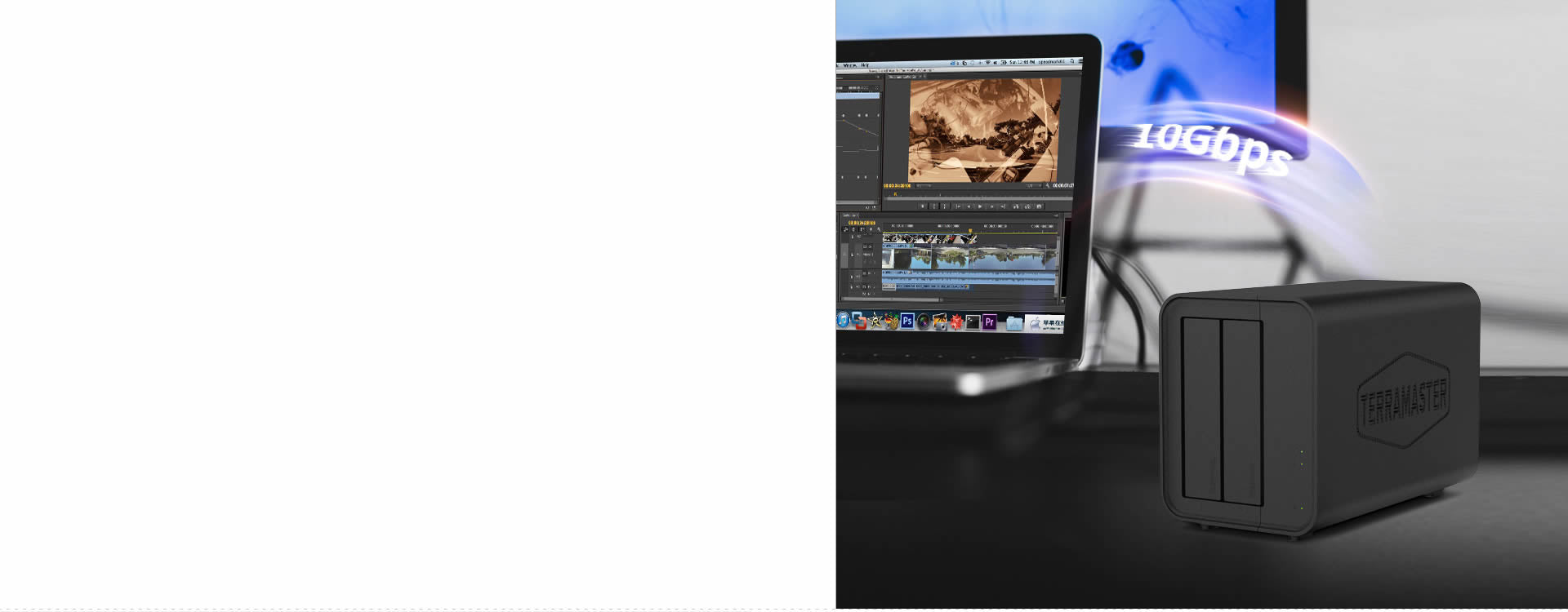 TERRAMASTER D2-320 USB RAID Enclosure, 10Gbps RAID Storage
