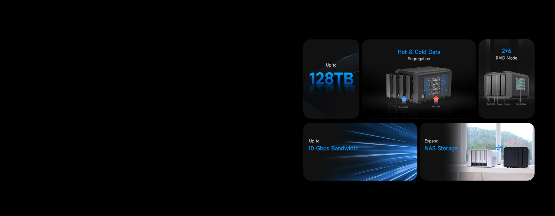 Terramaster D8 Hybrid 8-Bay Hybrid RAlD Enclosure – TerraMaster