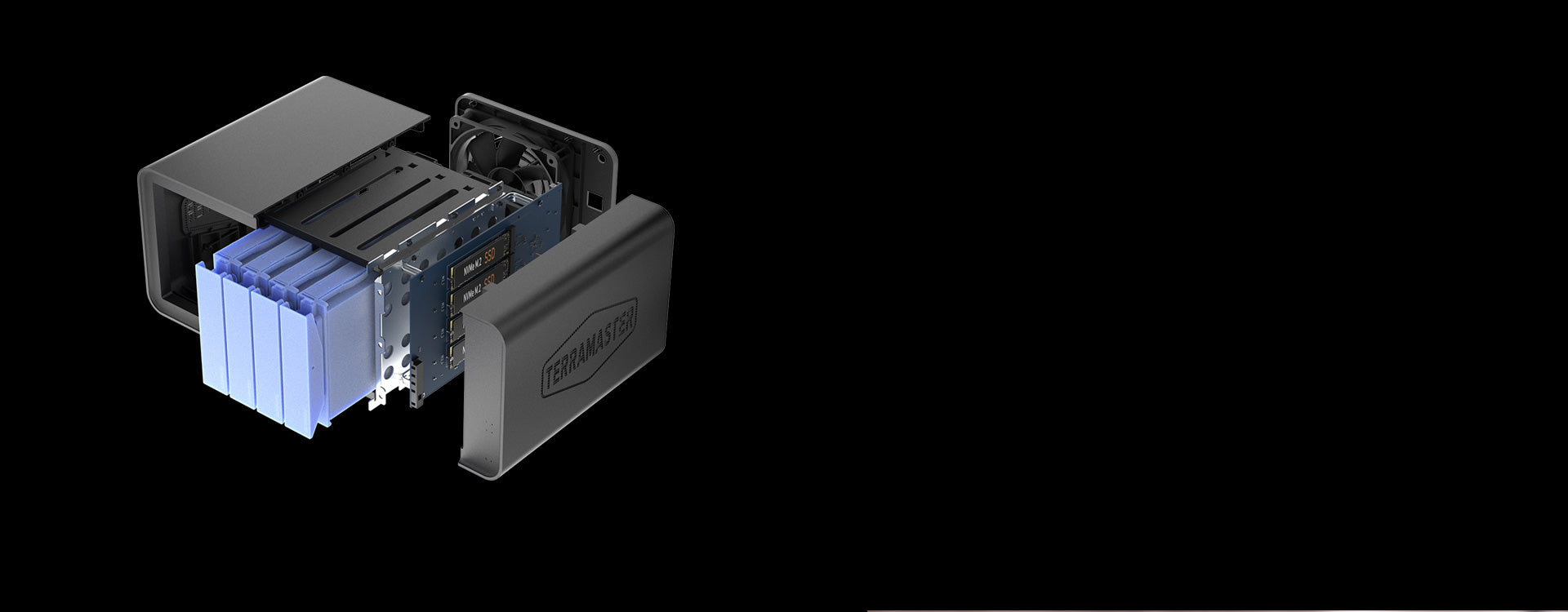 Terramaster D8 Hybrid 8-Bay Hybrid RAlD Enclosure – TerraMaster