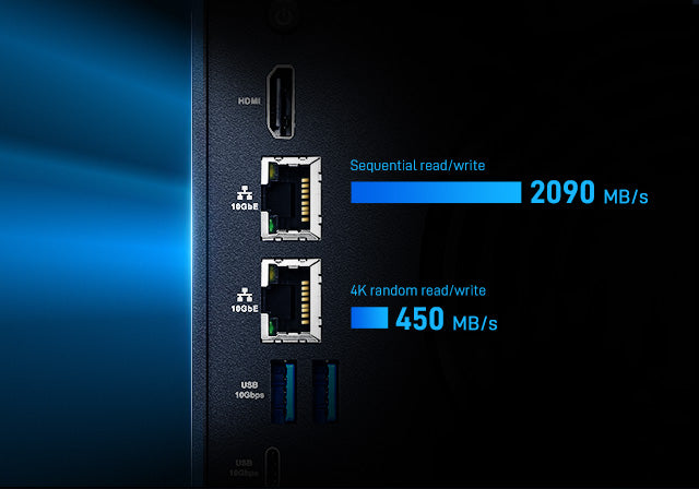 Terramaster F4-424 Max Dual 10GbE Ports NAS Storage – TerraMaster