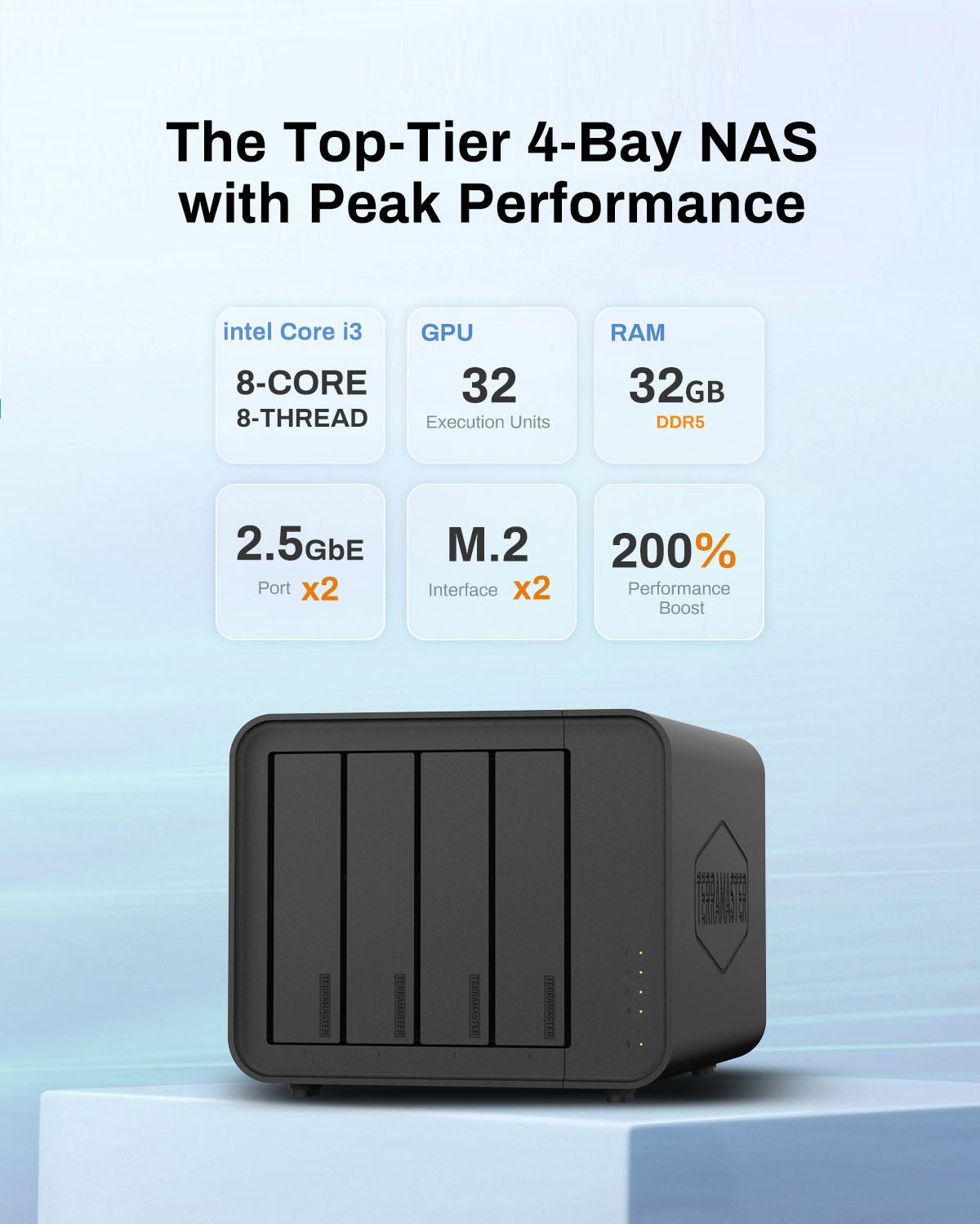 F4-424 Pro 4-Bay NAS