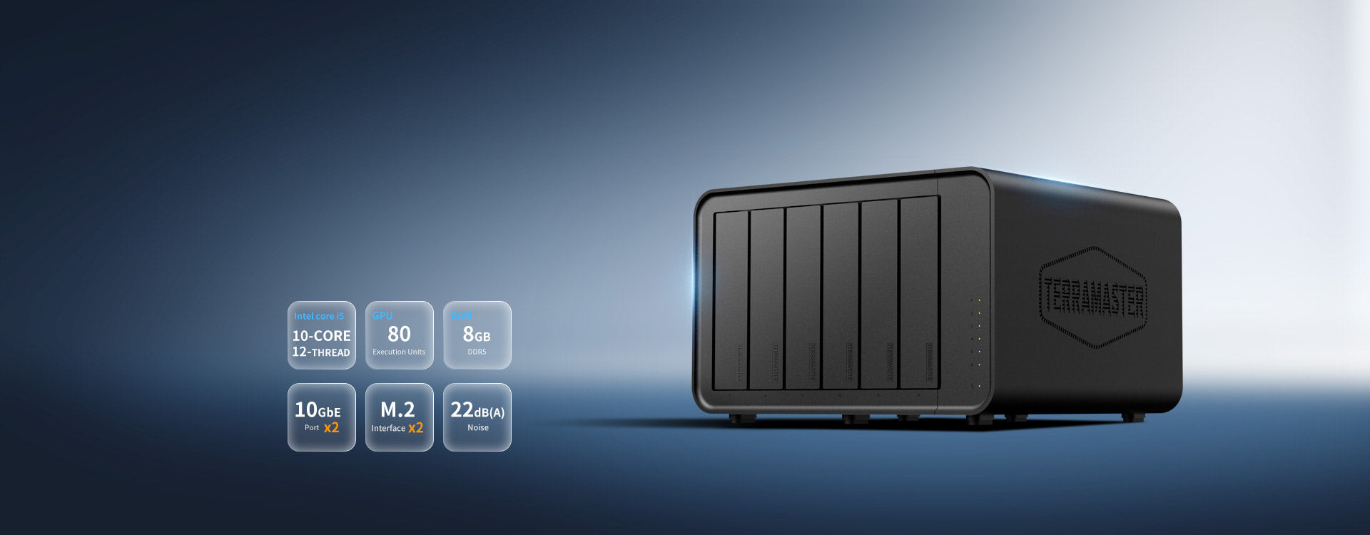 TERRAMASTER テラマスター　6-Bay Hybrid NAS TERRAMASTER テラマスター 6-Bay Hybrid NAS TERRAMASTER テラ