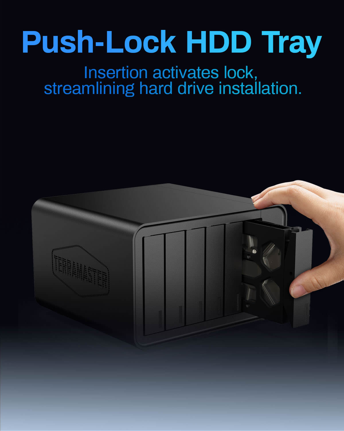 TERRAMASTER F6-424 Max 6-Bay NAS Storage, Intel Core I5, 8GB DDR5, Dual 10GbE, For Business (Diskless)