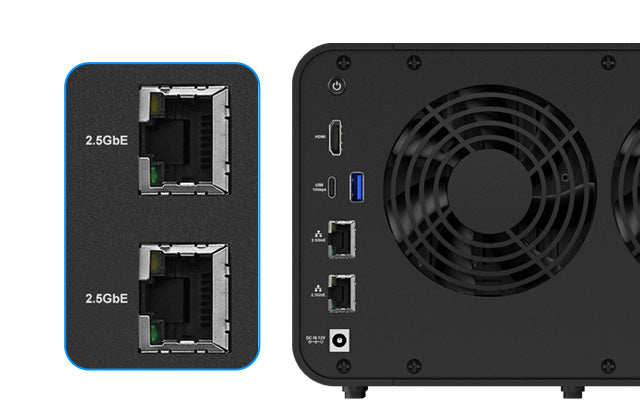Terramaster F6-424 6Bay Dual 2.5GbE Ports NAS Storage
