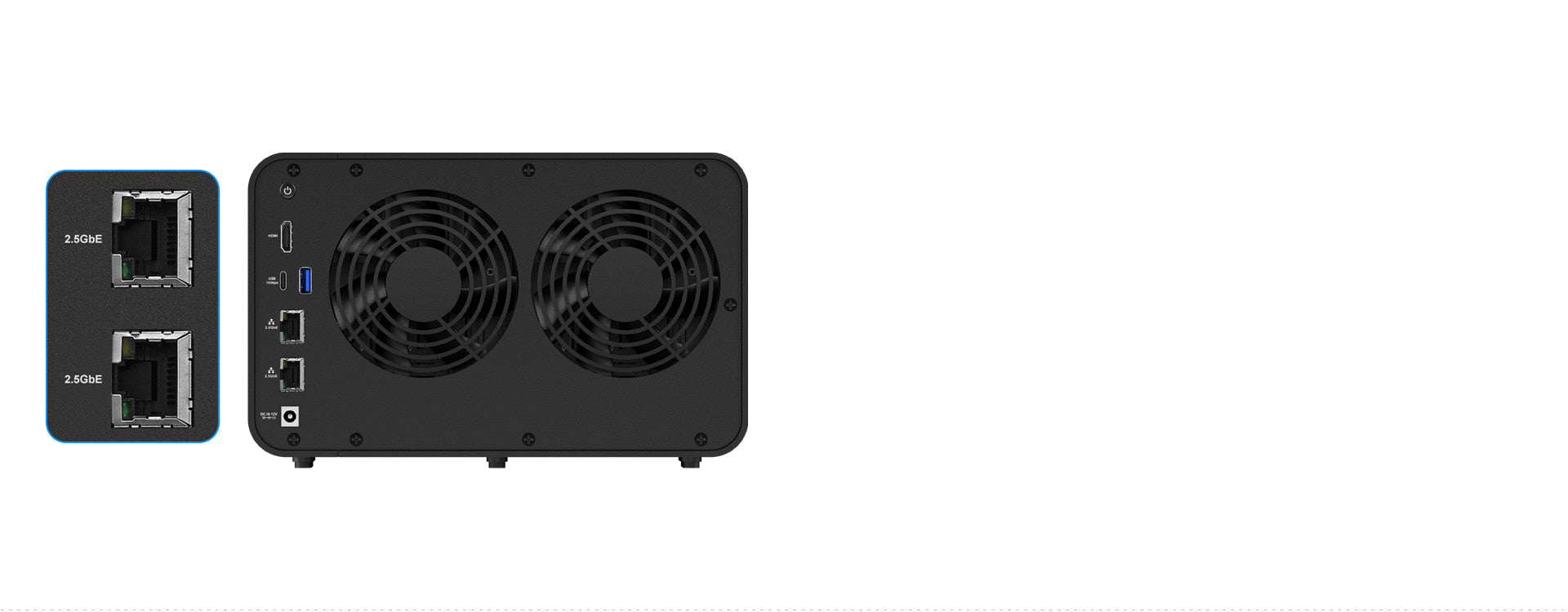 Terramaster F6-424 6Bay Dual 2.5GbE Ports NAS Storage