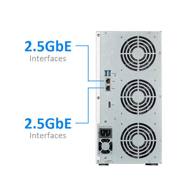 TERRAMASTER T12-423 12 Bay NAS Storage 2.5GbE Network Storage