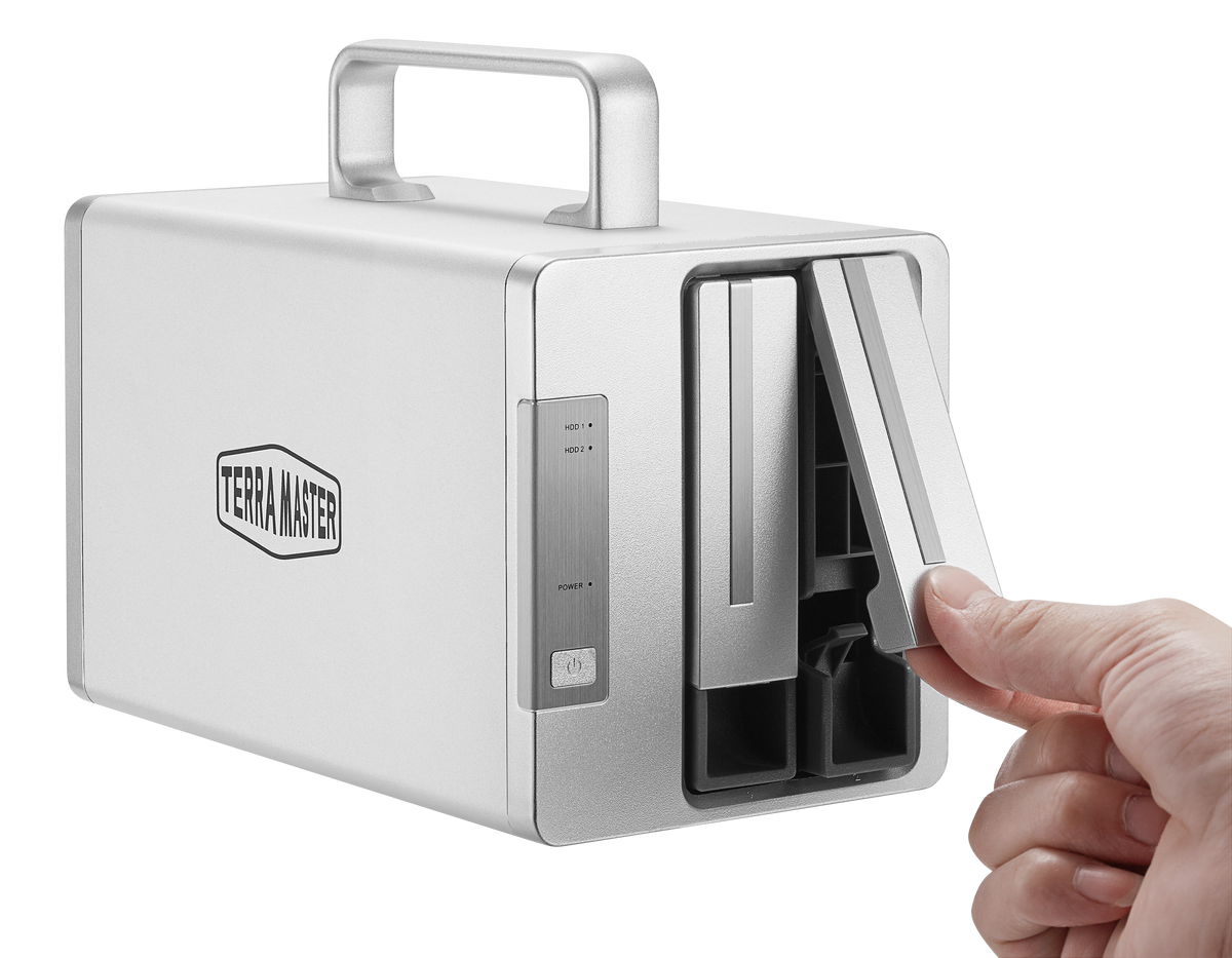 TERRAMASTER TD2 Thunderbolt 3 2-Bay External Hard Drive Enclosure TERRAMASTER TD2 Thunderbolt 3 2-Bay External Hard Drive Enclosure
