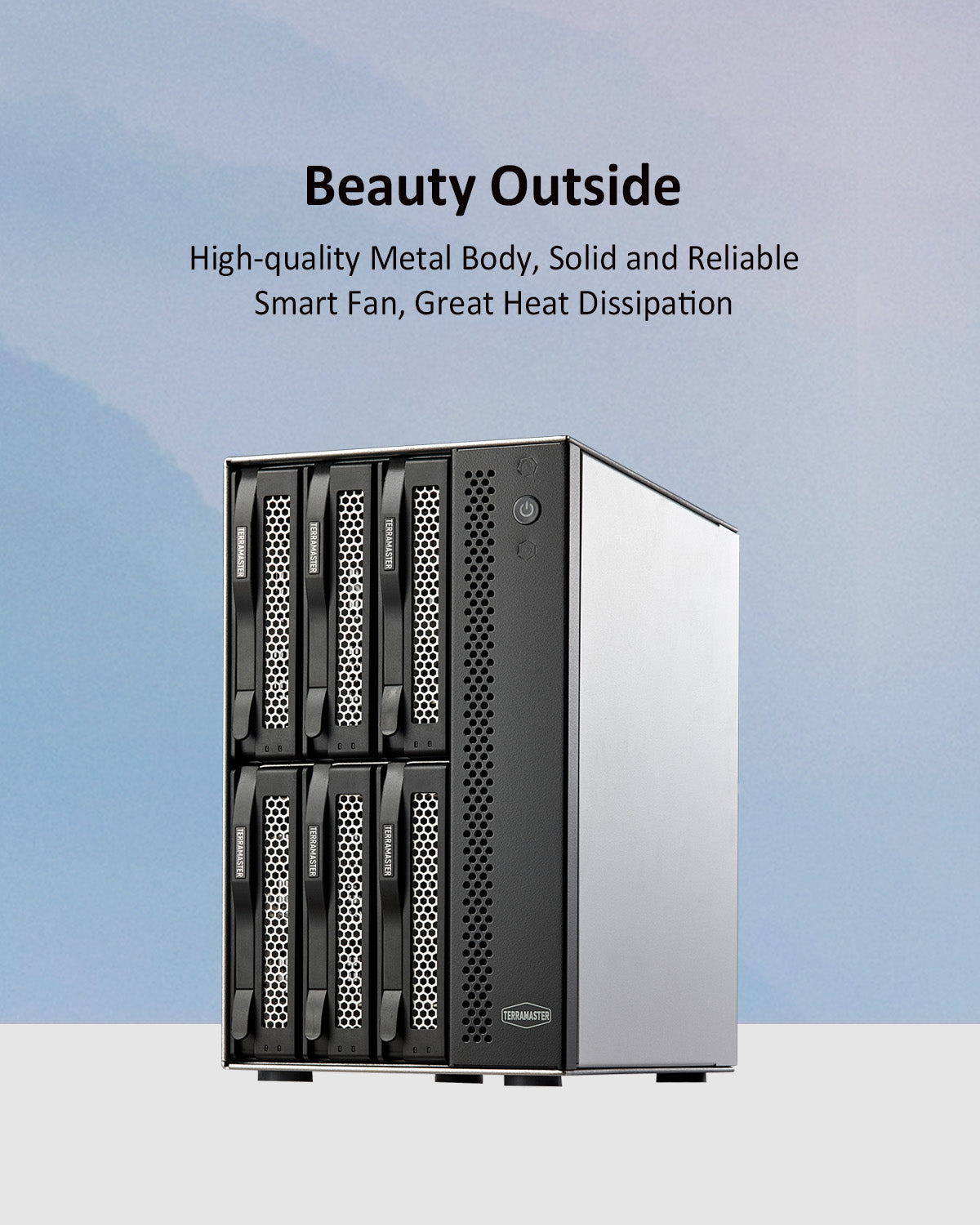 TERRAMASTER T6-423 6 Bay 2.5GbE NAS Storage Network RAID