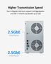 Stockage NAS 6 baies 2,5 GbE T6-423